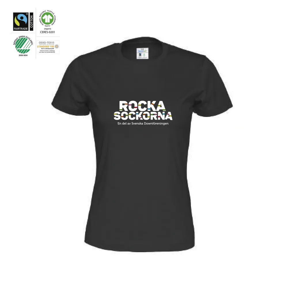 T-Shirt Lady Black (GOTS)