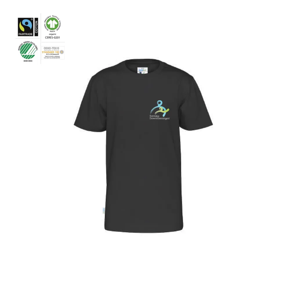 T-Shirt Kid Black (GOTS)