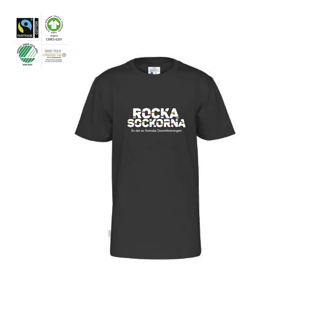 T-Shirt Kid Black (GOTS)