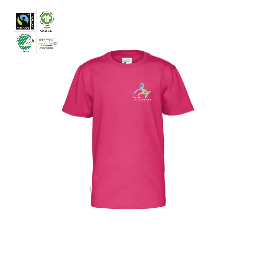 T-Shirt Kid Dark Cerise (GOTS)