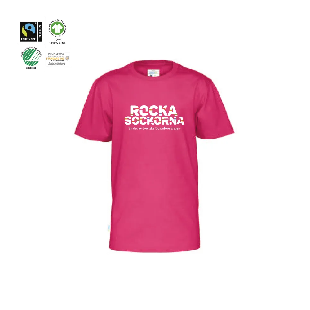 T-Shirt Kid Dark Cerise (GOTS)