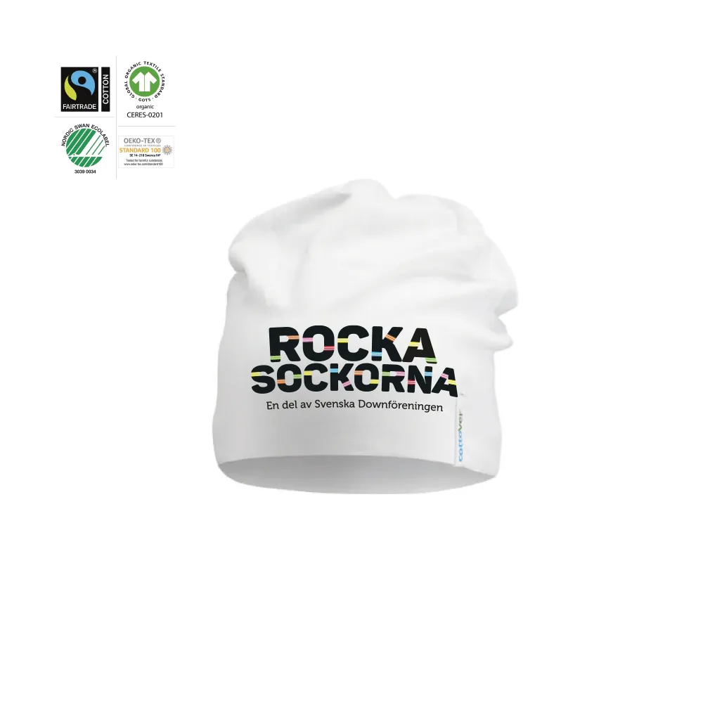 Beanie White (GOTS)